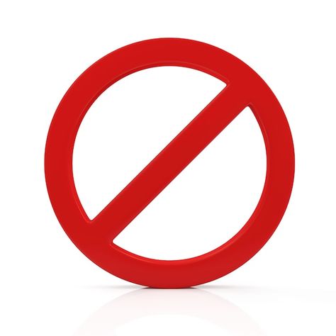 Red forbidden symbol isolated on white b... | Premium Photo #Freepik #photo #forbidden #prohibited #restriction #stop Iconic Photos, Vector Photo, White Background, Vector Images, Stock Photos, Clip Art, Photo And Video, Red