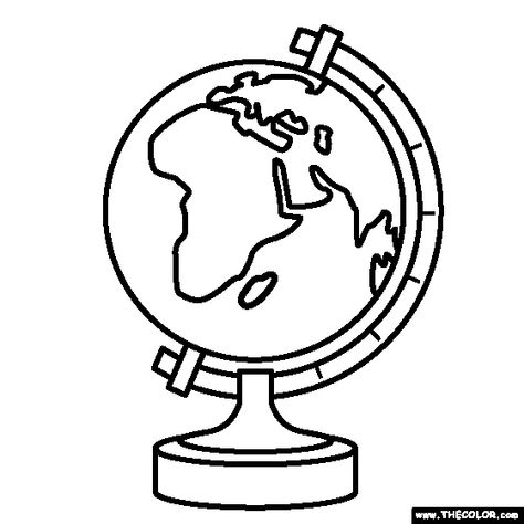 Globe Coloring Page Globe Drawing Aesthetic, Globe Template Free Printable, Globe Coloring Page, Globe Illustration Vector, Globe Picture, Globe Drawing, Globe Clipart, Globe Crafts, Earth Globe