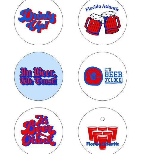 NEW TAILGATE DESIGNS🚨 #smallbusiness #fau #college #pins #buttons #sorority #gameday #floridaatlantic #custommerch #custom #explore #parentswknd #explorepage Sorority, Florida, Pins, Design