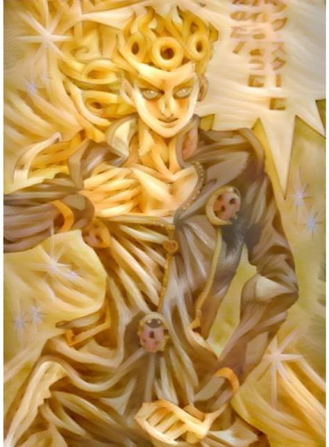 Anime Spaghetti Art, Spaghetti Art, Noodle Art, Jojo Fashion, Bollywood Funny, Bad Art, Jojo Memes, Pink Girly Things, Contemporary Crafts