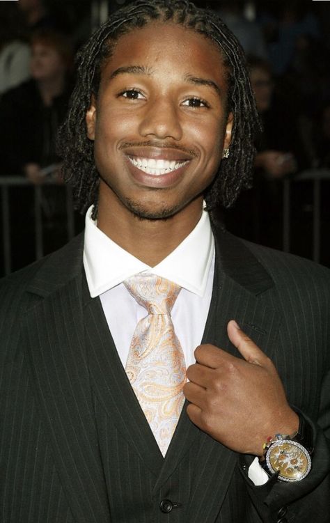 Michael B Jordan Cornrows, Michael B Jordan 2000s, Young Michael B Jordan, Jordans Aesthetic, Michael Bakari Jordan, Glow In Dark Party, Braids For Boys, Michael B Jordan, Black Men Street Fashion