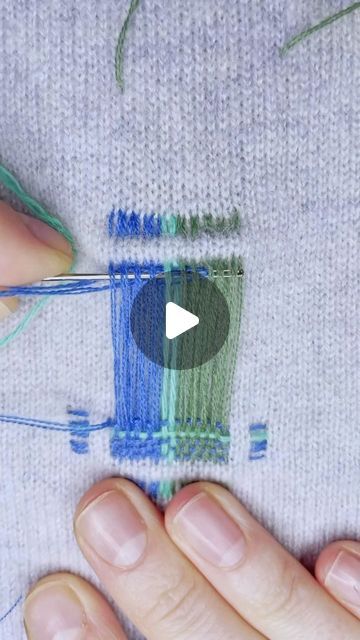 Creative Darning Ideas, Visible Mending Sweatshirt, Repair Holes In Clothes Embroidery, Sewing Repairs, Garment Workers, Make Do And Mend, Stitch Clothes, Visible Mending, Embroidery On Clothes