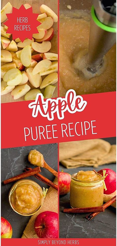 Learn the steps for creating an apple puree recipe that's both healthy and simple. Suitable for everyone from babies to adults, this puree blends fresh apples and warm spices into a versatile treat. A superb addition to our Herb Recipes collection. Find more Green Living, Fall Seasonal Food Recipes, and Natural Living at simplybeyondherbs.com. Apple Puree Recipe, Homemade Apple Sauce, Seasonal Recipes Fall, Desserts Fall, Apple Puree, Fall Favorites Recipes, Homemade Applesauce, Healthy Herbs, Herb Recipes