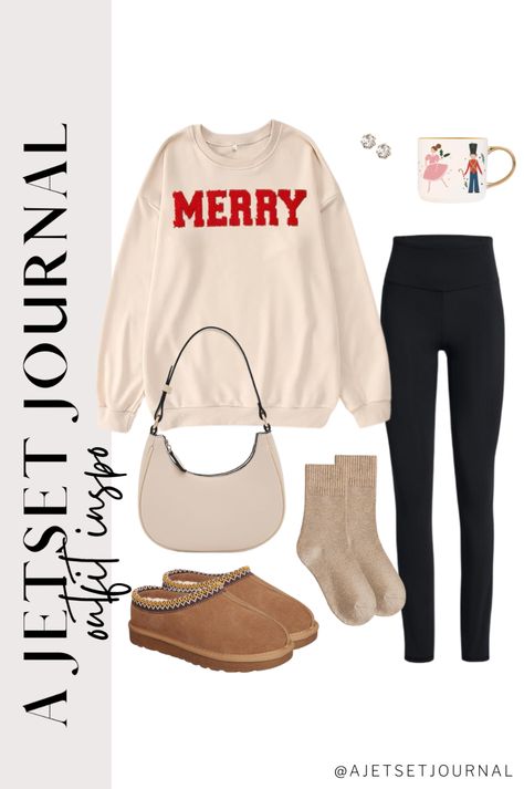 Need holiday outfit inspiration? This guide features cozy, festive ways to wear a merry and bright knit sweater and other trendy pieces. From casual to elegant holiday outfits, find looks that are perfect for your next holiday party or winter day out! Cozy Christmas Outfits For Women, Christmas Day Outfit Women Casual, Christmas Day Outfit Casual, Elegant Holiday Outfit, Cute Christmas Outfit Ideas, Cozy Christmas Outfits, Christmas Morning Outfit, Cozy Christmas Outfit, Cute Christmas Outfit