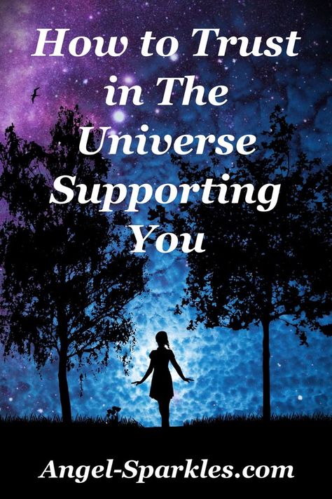 Find out how to start trusting the universe more. So you can feel fully supported and taken care of by the universe. How To Have Faith In The Universe, How To Trust The Universe, Spiritual Beginner, Trusting The Universe, Spiritual Documentaries, Intuition Meditation, Trust In The Universe, Psychic Development Learning, Trust The Universe