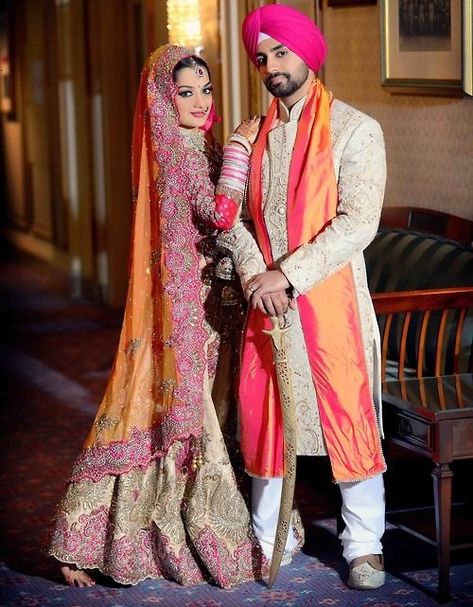 Reception Portraits, Indian Wedding Photography Couples, Punjabi Couple, Indian Wedding Couple Photography, India Wedding, Indian Wedding Couple, Bride Photoshoot, Indian Wedding Photography Poses, Couple Dress