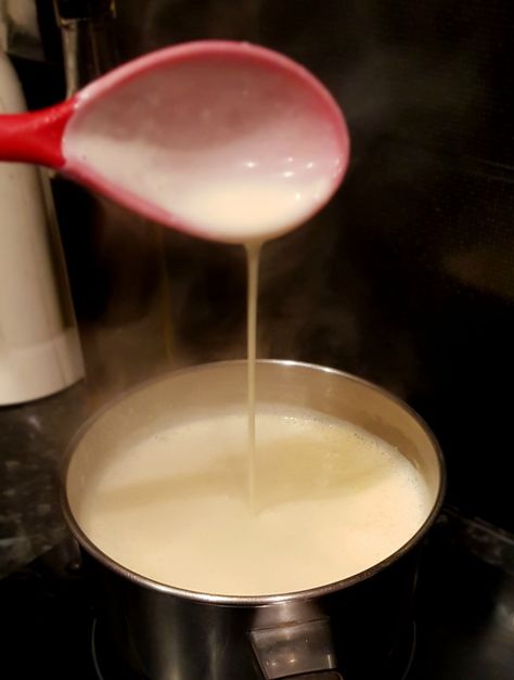 Boiled Egg Custard, Boiled Custard Recipe With Vanilla Pudding, Drinking Custard Recipe, Homemade Custard Powder Recipe, Custard Sauce Recipe Easy, Custard Recipes Easy, Southern Boiled Custard Recipe, Stove Top Custard Recipe, Hot Custard Recipe