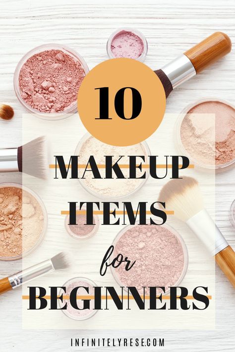 Makeup Items For Beginners, Basic Makeup Items, Makeup Essentials For Beginners, Basic Makeup For Beginners, Order To Apply Makeup, Basic Makeup Kit, Beginner Makeup Kit, Beginner Makeup, Complete Makeup