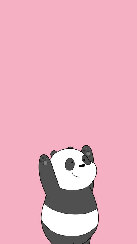 Wallpaper For Android, We Bare Bears Wallpapers, Wallpaper Disney, Kawaii Panda, Wallpapers Android, Iphone Wallpaper Fall, Cute Panda Wallpaper, Cartoon Panda, Wallpaper Android