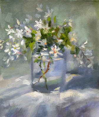 KAREN'S CANVAS: jasmine White Jasmine Flower, Soft Pastel Art, Flower Painting Canvas, Abstract Floral Paintings, Jasmine Flower, Chalk Pastels, Oil Painting Flowers, Aesthetic Painting, Flower Canvas