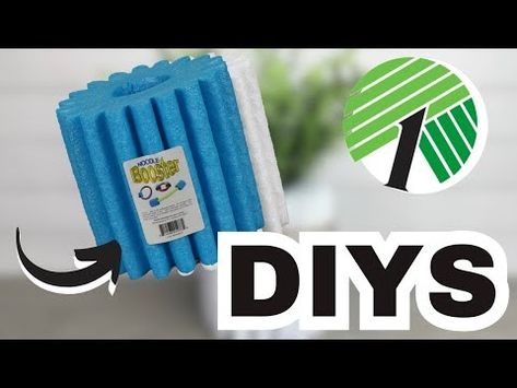 (1828) Look what I made with this Pool Noodle | DOLLAR TREE HOME DECOR DIYS - YouTube Pool Noodle Home Decor, Pool Noodle Crafts, Bench Covers, Round Pool, Dollar Tree Finds, Pool Noodles, Look What I Made, Flower Planters, Fall Decor Diy