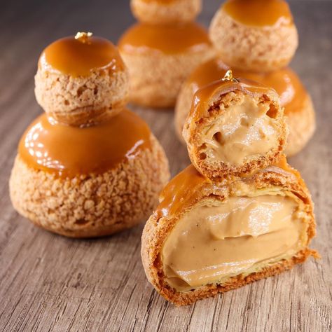 We are loving this Religious salted butter caramel 😍 from @laine_olivier 👏 It is made of Crispy choux pastry, garnished with creamy salted butter caramel. 70% caramel and almond paste icing 😋 Thanks for tagging us to see and share! 🙌 ⁠ • • •⁠ Want us to share your creations? Tag @pastryartsmag 👍 Want more pastry inspiration? Tap the bio link for the Pastry Arts Magazine Subscription, Pastry Arts Virtual Summit, or Pastry Arts Podcast! ☝️⁠ #pastryart #pastrychef #chef #pastry Choux Paste, Profiterole, Butter Caramel, Virtual Summit, Baking Inspiration, Arts Magazine, Almond Paste, Choux Pastry, Pastry Art