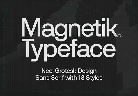 Magnetik Typeface — Neo-Grotesk Sans Serif on Behance Bold Sans Serif Fonts, Modern Serif Typeface, Roc Grotesk, Lowercase Typography, Grotesk Fonts, Grotesk Typography, Brand Typeface, Free Sans Serif Fonts, Grotesk Typeface