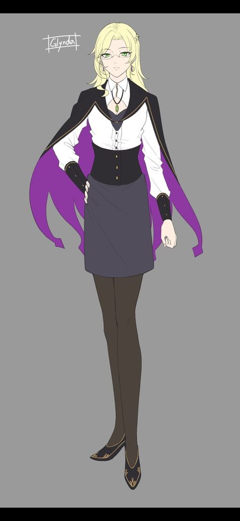 Glynda Goodwitch Fanart, Rwby Oc Design, Rwby Glynda, Rwby Winter, Glynda Goodwitch, Rwby Oc, Rwby Blake, Drawing Female Body, Rwby Characters