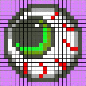 Eyeball Pixel Art, Pixel Eyes Art, Horror Pixel Art Grid, Pixel Art On Paper, Halloween Pixel Art Grid, Pixel Art Eyes, Scary Pixel Art, Eye Pixel Art, Halloween Alpha Pattern