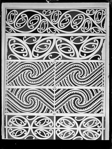 Maori rafter patterns | Items | National Library of New Zealand | National Library of New Zealand Ta Moko Tattoo, Maori Symbols, Cultural Patterns, Maori People, Polynesian Art, Maori Patterns, Maori Tattoo Designs, Maori Designs, Māori Culture