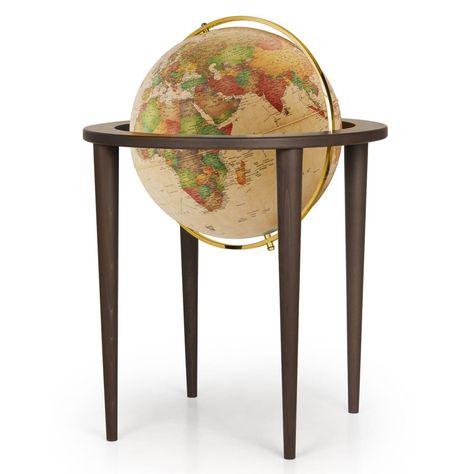 Top 10 Floor Globes » Ultimate Globes has the Big Winners Standing Globe, Floor Globe, Globe Decor, Ocean Fashion, World Globe, Library Decor, Flooring Materials, Functional Decor, Wooden Stand