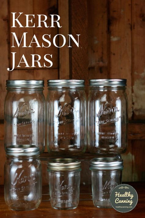 Healthy Canning, Kerr Mason Jars, Kerr Jars, Canning Equipment, Kilner Jars, Western United States, Canning Supplies, Vintage Mason Jars, Canning Lids