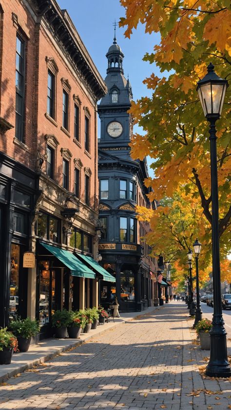 🌟 Explore and Experience Batavia, NY: History, Art, and Adventure! 🎨 Small Town Downtown, Batavia New York, Autumn In The City, Beautiful America, New England Town, Architecture City, Western New York, Small Town Life, New England Travel