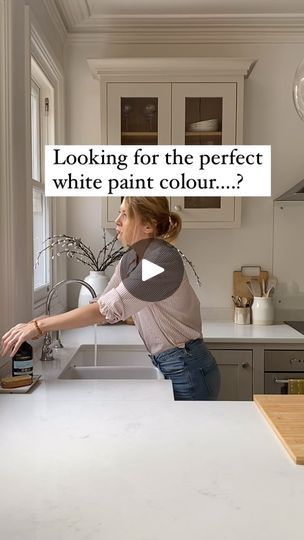 29K views · 649 reactions | Actually, it IS that complicated. It took a while but I found my perfect white paint 😀

Slaked Lime (105) by Little Greene

✅ No yellow undertone. 
✅ No cool, blue undertone. 
✅ Sit nicely between warm and cool. 
✅ It has a good depth to it.
✅ The perfect neutral white paint.

I discovered this colour four years ago when I was looking for the perfect white paint for my kitchen. 
It was essential that the white I chose would….

✅  Complement and warm up my green/grey cabinets 
❌ Not throw off any yellow 🙅🏼‍♀️
✅ Would be white enough to create contrast with the cabinet colour. 
❌ But not feel too white, stark or cool. 

That’s a lot for a white paint to do! But I found it 😀.

Do you struggle with choosing the right white paint colour? It’s so hard right? I’d l Green Grey Cabinets, Slaked Lime Little Greene, Neutral White Paint, Perfect White Paint, Slaked Lime, White Interiors, Little Greene Paint, White Paint Colors, Paint Colour