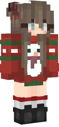 Christmas | Nova Skin Minecraft Winter Skin, Minecraft Skin Christmas, Minecraft Christmas Skin, Christmas Minecraft Skins, Minecraft Skins Christmas, Minecraft Skins Green, Minecraft Yandere, Minecraft Skins Female, Shark Onesie