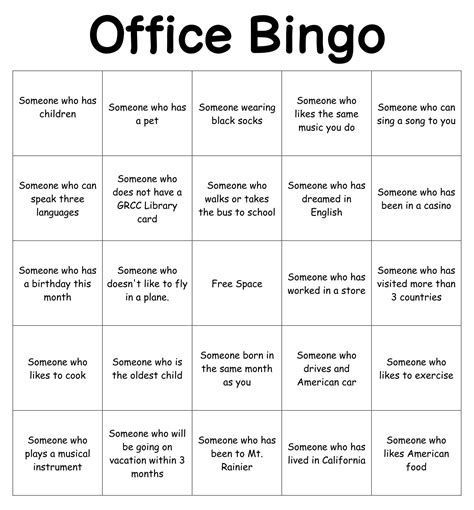 Office Bingo Template  At Jennaviola Office Bingo, Camping Bingo, Bingo Books, Road Trip Bingo, Summer Bingo, Free Printable Bingo Cards, Bingo Online, Bingo Games For Kids, Free Bingo Cards