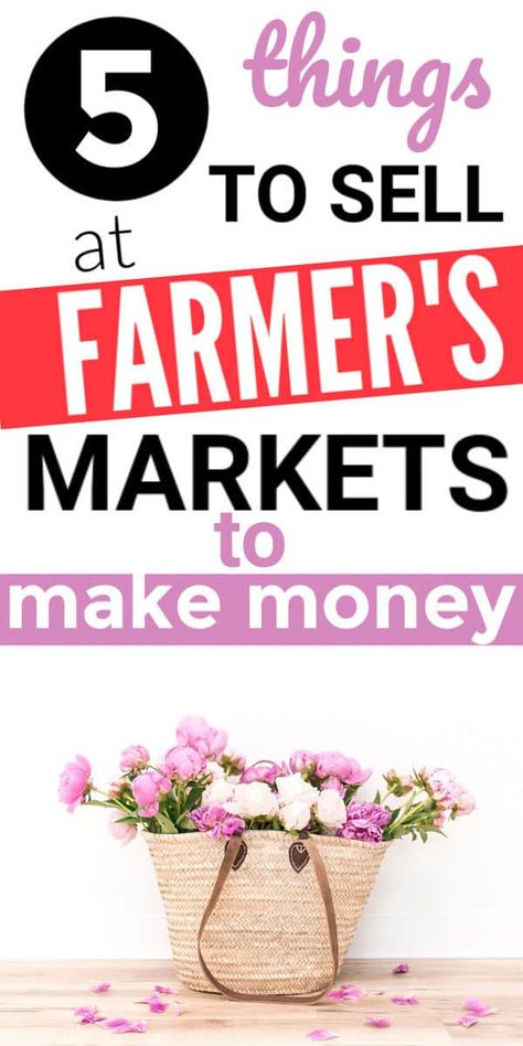 What to sell at a farmer's market to make money. There are so many things that you can sell in your farmer's market booth to make a profit - handmade soap, baked goods and even elderberry syrup are all top sellers, here's how to get started Things To Sell Farmers Market, Homemade Items To Sell At Farmers Market, Sell At Farmers Market Ideas, Ideas For Farmers Market Booth, Things To Make And Sell At Farmers Market, Farmers Market Ideas To Sell Food, Farmers Market Sales Ideas, Farmer Market Ideas To Sell, What To Sell At Farmers Market Ideas