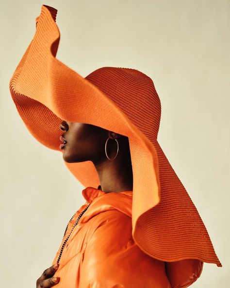 Dom Robinson on Instagram: “A muse. @brittywhitfield @raytell_bridges @jdthecombo” Orange Aesthetic Instagram, Orange Dress Aesthetic, Orange Hats, Mood Images, Street Portrait, A Muse, Orange Aesthetic, Futuristic Fashion, Dress Aesthetic