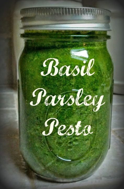 How To Can Basil Pesto, Parsley Basil Pesto, Basil And Parsley Pesto, Pesto Parsley Recipe, Basil Parsley Pesto Recipe, Basil And Parsley Recipes, Canned Pesto Recipe, Parsley Pesto Recipe, Fresh Pesto Recipe