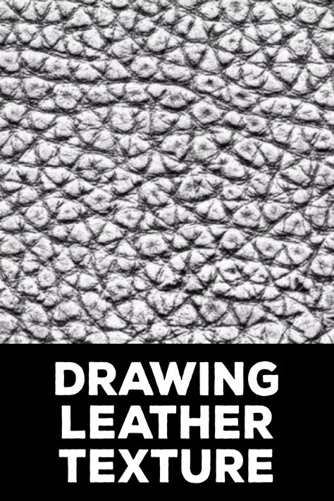 How to Draw Leather Texture Leather Shading Tutorial, Leather Texture Drawing, How To Draw Leather Texture, Leather Drawing, Leather Fabric Rendering Illustration, Leather Jacket Technical Drawing, Worn Leather Texture, Painting Fur, Fur Texture