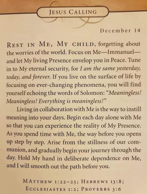 Only Jesus Can Satisfy, Jesus Calling Devotional, Jesus Calms The Storm, Focus On Me, Jesus Calling, Daily Reflection, Jesus Is Life, Bible Study Notes, Bible Quotes Prayer