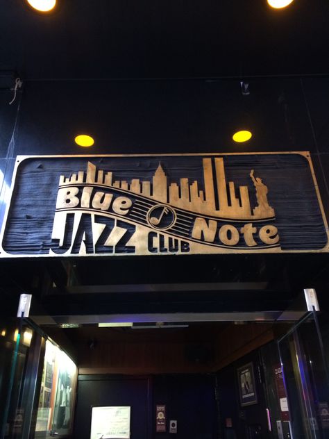 The Blue Note NYC Blue Note Jazz, Jazz Club, Jazz Blues, Autumn Activities, Broadway Show Signs, Broadway Shows, Music, Blue