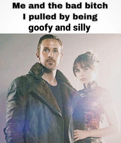 Me And The Bad B I Pulled By Being Silly, Me And The Bad B I Pulled By Being, Sigma Grindset, Love Isnt Real, Sigma Male, Very Inspirational Quotes, Ryan Gosling, Wholesome Memes, Know Your Meme