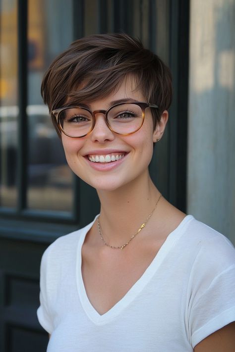 Top 80 + Amazing Hairstyles for Short Hair 🌺 Best Hairstyles for Girls|Beautiful Hair style Long Pixie Hair, Girls Pixie Cut, Short Hair Glasses, Hair Ideas For Women, Pixie Haircut Fine Hair, Pixie Bob Hairstyles, Longer Pixie Haircut, Long Pixie Hairstyles, Cool Hairstyles For Girls