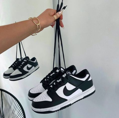 Cop The Sauce on Instagram: “Nike Dunk Low Panda 🐼 🛍 Shop now on copthesauce.com ✅ Brand new & Authentic 📸 @nataliabone #copthesauce” Dunk Low Shoes, Air Jordans 1, Jordans 1, Basket Nike, Nike Shoes Girls, Trendy Shoes Sneakers, All Nike Shoes, Low Shoes, Cute Nike Shoes