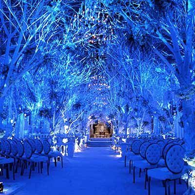 Ice, Ice... Baby Let's Have an Ice Castle Wedding -Beau-coup Blog Winter Wonderland Wedding Decorations, Wonderland Wedding Decorations, Winter Wonderland Wedding Theme, Wonderland Wedding Theme, Queen Wedding, Outdoor Winter Wedding, Solar Christmas Lights, Winter Wonderland Theme, Winter Wedding Colors