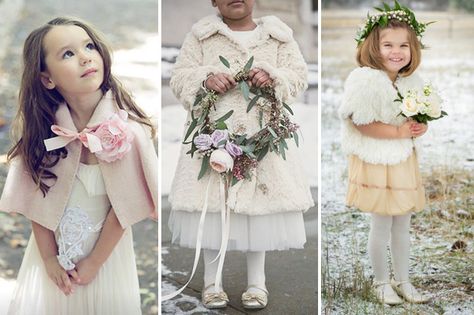 Dreamy Wedding Ideas & Inspiration | See more on www.onefabday.com Winter Flower Girl Dress, Winter Flower Girl, Boutique Baby Clothes, Classic Wedding Themes, Flower Girl Outfits, Flower Girl Outfit, Rustic Winter Wedding, Wedding Roles, Love Couture