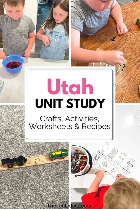 Homeschool Units, Utah History, Utah Activities, Nature Lessons, Utah Map, Utah Trip, Unit Studies Homeschool, Dream Classroom, Homeschool Geography