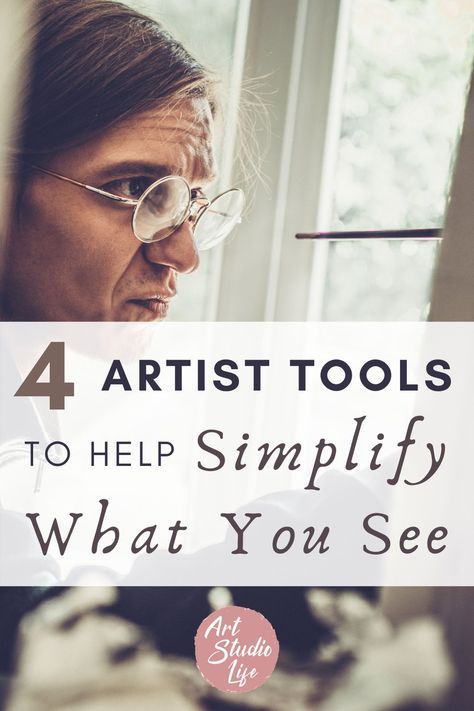 4 Tools that will help you to simplify while painting. These tools will help you to simplify what you see. Simplifying is one of the most important things when it comes to painting! It is also very difficult, so that is why I am introducing these tools to help you with the process. Painting tools for beginners. These tools will help you to learn how to paint. Mini painting demonstrations in Article. #paintingforbeginners #paintingTips #oilpaintingtips #learnhowtopaint #cameraobscura Painting Study Ideas, Process Painting, Artist Tools, Watercolor Business, Expressing Love, Art Painting Tools, Art Theory, Oil Painting Techniques, Painting Art Lesson