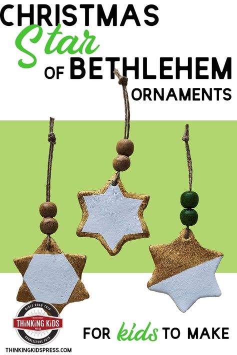 The Christmas Star of Bethlehem features in Matthew's story of the wise men. Your kids will love making simple Star of Bethlehem ornaments. Wise Men Star Craft, Christmas Star Of Bethlehem, Ornaments For Kids To Make, Biblical Homeschooling, Bethlehem Star, The Wise Men, Bethlehem Christmas, Homeschool Advice, Ornaments For Kids