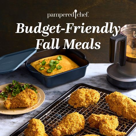 Budget-Friendly Fall Meals Recipe Book Fall Pampered Chef, Teriyaki Meatloaf, Philly Cheese Steak Sliders, Fall Meals, Sweet Potato And Apple, Chow Mein Noodles, Pampered Chef Recipes, Chicken Gnocchi Soup, Toasted Walnuts