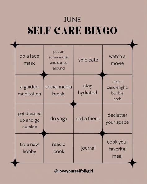 When was the last time you prioritized time for self-care? Self-care is more than getting your nails done. Matter of fact that's what you call maintenance. Self-care is taking time out to indulge in some meaningful me time...to fill your cup. So this month dedicate a few 'me moments' with this self-care bingo game. Each week play, see what self-care activity you land on and go for it 😉 What self-care activity would you like to indulge in? Comment below 👇🏾 #loveyourselfblkgirl #loveonyours... Self Maintenance, Maintenance Week, Self Care Bingo, Self Care Activity, Fill Your Cup, Goals Bullet Journal, When Was The Last Time, Did You Know Facts, Nails Done