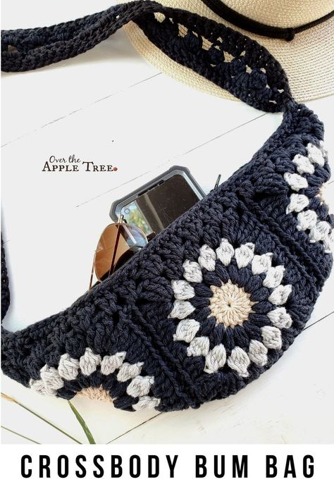 crochet bag, crochet purse, bum bag Hand Bags Designer, Crochet Trends, Crochet Tote Bag Pattern, Boho Crossbody Bag, Crochet Christmas Gifts, Beginner Crochet Tutorial, Crochet For Beginners Blanket, Crochet Decoration, Diy Handbag