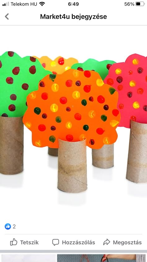 Fall Tree Craft, Cardboard Tree, Fingerprint Crafts, Storytime Crafts, Cardboard Rolls, Preschool Units, Fall Arts And Crafts, Tree Study, Cardboard Box Crafts