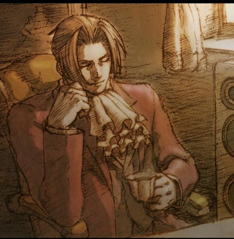 Miles Edgeworth Pfp, Edgeworth Pfp, Ace Attorney Pfp, Miles Edgeworth, Ace Attorney, Concept Art, Pins, Quick Saves, Art