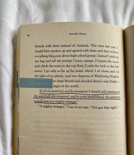 Wuthering Heights Annotated, All The Bright Places Annotations, Theodore Finch, Annotated Books, Jennifer Niven, Anne Bronte, All The Bright Places, Book Annotations, I Am Nothing