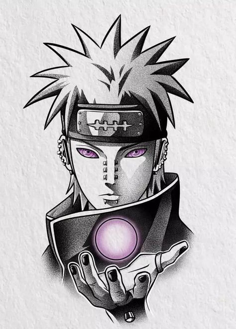 Pain Naruto Fanart, Naruto Tatoos Ideas, Pain Tatoos Ideas, Venom Tattoo Design, Easy Manga Drawings, Easy Manga, Evangelion Tattoo, Basic Art Techniques, Madara Wallpaper