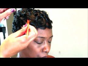 Wavy Hair Tutorials, Soft Curl Hairstyles, Curl Hairstyles, Curled Pixie, Layered Pixie Cut, Healthy Relaxed Hair, Pin Curl, Short Relaxed Hairstyles, Layer Hair