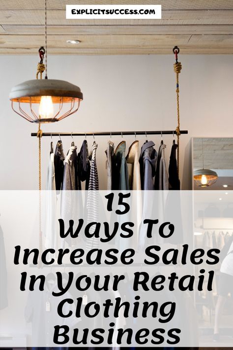 People have to wear clothes, it’s one of the basic necessities of life, so they need stores that sell clothes. Not just any clothes because most people are a lot more fashion and looks-conscious than they’d like to admit. Your job is to convince them and make them feel that the very best clothes, deals, prices and customer service are at your store. #business #clothes #retail #clothing #sales #profit #increase #marketing #products Retail Sale Ideas, Women's Clothing Store Design, Business Canvas, Basic Necessities, Clothing Sales, Business Clothes, Clothing Store Design, Clothing Business, Marketing Products