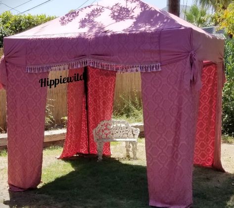 Canopy cover, Boho tent, boho canopy, beach tent, pop up tent, vendor canopy, hippiewild, Made to order, wedding tent, 8x8, 10x10, LUX tent Boho Canopy, Boho Tent, Festival Booth, Bullion Fringe, Fair Display, Craft Fair Displays, Canopy Cover, Beach Tent, Party Fits